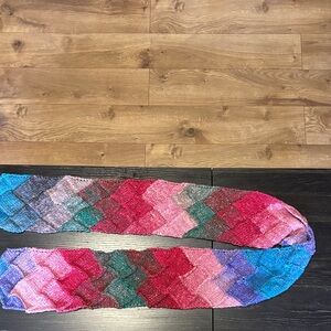 Multicolor Knit Scarf